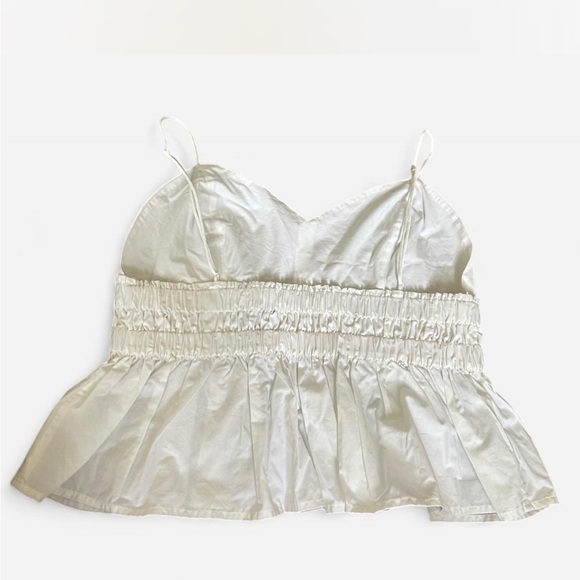 White Ruffled Blouse - Picture 2 of 2